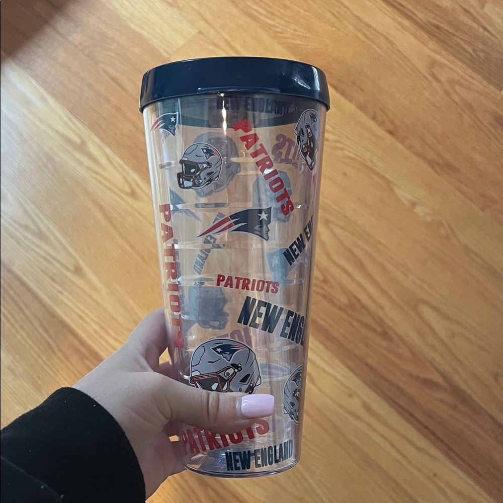 NFL Patriots Tumbler with Navy and Red Accents